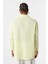 Basic Oversize Pamuk Keten Gömlek Sarı 5