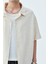 Oversize Keten Gömlek Naturel 4