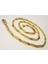 Erkek Gold 3mm Ince Zincir Çelik Kolye 1