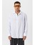 Uzun Kollu Basic Oversize Gömlek Ekru 3
