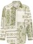 Etnik Desenli Oversize Gömlek Yeşil 4