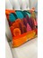Ahenk / Çift Tarafı Baskılı Evelyn Süet Kırlent Kılıfı 43 x 43 5