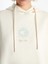 Xsıde Bej Baskılı Oversize Kadın Kalın Hoodie 3