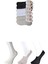 Siyah Gri ve Beyaz Erkek Babet Çorap 6 Çift 1