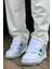 Avax Premium Kalite Erkek Sneaker Beyaz Mavi 2