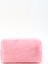 Pembe SHK244 Peluş Kumaş ,fermuarlı Tek Bölmeli ,seyahat ve Makyaj Çantası 3