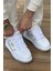 Avax Premium Kalite Erkek Sneaker Beyaz Bej 4