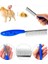 Kedi Köpek Tüy Açma Tarağı Kıtık ve Topak Açıcı Tek Taraflı Metal Tarak Ergonomik Saplı Bakım Tarağı 4