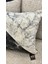 Siyah Beyaz Mermer / Çift Tarafı Baskılı Evelyn Süet Kırlent Kılıfı 43 x 43 4