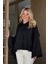 Siyah Pelerin Model Trençkot - 7603 1