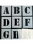 Ada Sanatsal Stencil Harf Boyama Şablonu X012 5
