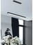 Magro 100CM ( Siyah Kasa, Sıcak Beyaz Işık 4000K ) Sarkıt Modern LED Avize, Salon, Mutfak, Masa 7