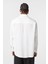 Oversize Modal Kumaş Gömlek Beyaz 5