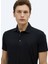 Siyah Düz Polo Yaka T-Shirt 3
