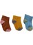 Renkli Desensiz Bebek Çorap Seti (3'lü) – 6-12 Ay / 12-24 Ay 1