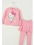 Kız Çocuk Hello Kitty Taytlı Takım 3-8 Yaş Pembe 3