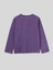 Kız Çocuk Baskılı Sweatshirt 1-6 Yaş Mor 3