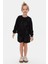 Kız Çocuk Pullu Sweatshirt 4-8 Yaş Siyah 1