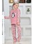 Kız Çocuk Welsoft Kumaş-Göz Bantlı Penguenli Pijama Takımı 12281 2