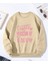 Cuter Version Of Baskı Detaylı Bisiklet Yaka Içi Polarlı Sweatshirt 1