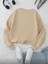 Sevimli Kedi Detaylı Bisiklet Yaka Içi Polarlı Sweatshirt 2