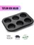 Teflon Kek & Muffin Kalıbı – Dayanıklı, Yapışmaz ve Pratik Kullanım 6 Bölmeli 1
