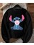 Baskı Detaylı Bisiklet Yaka Içi Polarlı Sweatshirt 1