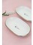 Porselen Natura Iris Altın Yaldızlı Oval Kayık Tabak 14X9X2,50CM 2 Li 4