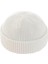 Erkek Beyaz Premium Kısa Rolled Bere Şapka 1