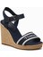 Mono Webbing Wedge Espadrilles Topuklu Sandalet 1