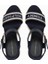Mono Webbing Wedge Espadrilles Topuklu Sandalet 4