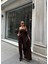 Ceket Straplez Bluz ve Palazzo Pantolon 3lü Takım 6