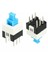 6 Pinli 6 Bacaklı Yaylı Push Buton 7X7MM On/off Anahtarli Tactile Buton 1