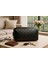Siyah Modern Tasarım Vegan Deri Organizer El Çantası Unisex – 18X8X8 cm 1