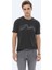 Antrasit Baskılı Bisiklet Yaka T-Shirt 6