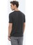 Antrasit Baskılı Bisiklet Yaka T-Shirt 8