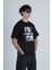 Not Dangerous Siyah Oversize Tasarım T-Shirt 2