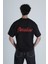 Paradise Siyah Oversize Tasarım T-Shirt 4