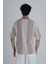 Asimetrik Tasarım Kahve T-Shirt 4