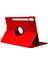 Galaxy Tab S9 Fe Plus Uyumlu Ata Dönebilen Standlı Kılıf-Kırmızı 1
