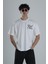God Wins Beyaz Oversize Tasarım T-Shirt 1
