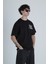 God Wins Siyah Oversize Tasarım T-Shirt 2