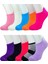 12 Adet Neon Parlak Renk Yumuşak Kadın Bilek Çorap 1