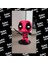 Deadpool Koca Kafa Mini Figür | 10CM Uzunluk | Kırmızı-Siyah | ( Yüksek Kalite 3D Baskı Pla ) 1