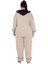 Kadın Büyük Beden Pamuk Alt Üst Uzun Kollu İkili Takım 4