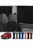 Fiat Doblo I 2000-2010 Uyumlu Siyah Raylı Oto Perde(Bagaj Tek Kapı-Sürgülü Çift Kapı) 1