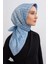 Tivil Saf Ipek Eşarp 4128 - 54 Mavi Karışık Desen 1