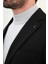 Düz Slim Fit Mono Yaka Torba Cepli Metal Düğmeli Erkek Ceket 2