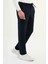 Düz Super Slim Fit Beli Lastikli Ipli Erkek Pantolon 3