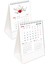 2026 Ofis Piramit Masa Takvimi Dikey Masaüstü Takvim 21X17 cm 1
